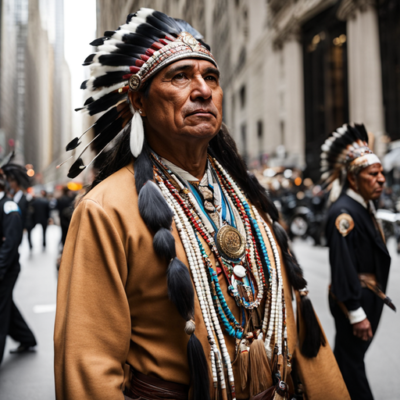 INDIANS OF WALL SRTEET PHOTO